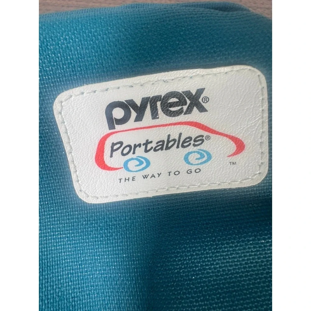 VTG Pyrex Portables Insulated Hot‎ & Cold Carry Bag Teal Thermal
